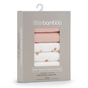 Little Bamboo Muslin Washer 6 Pack 3