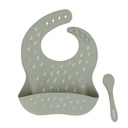 All4Ella Silicone Bib with Spoon 4