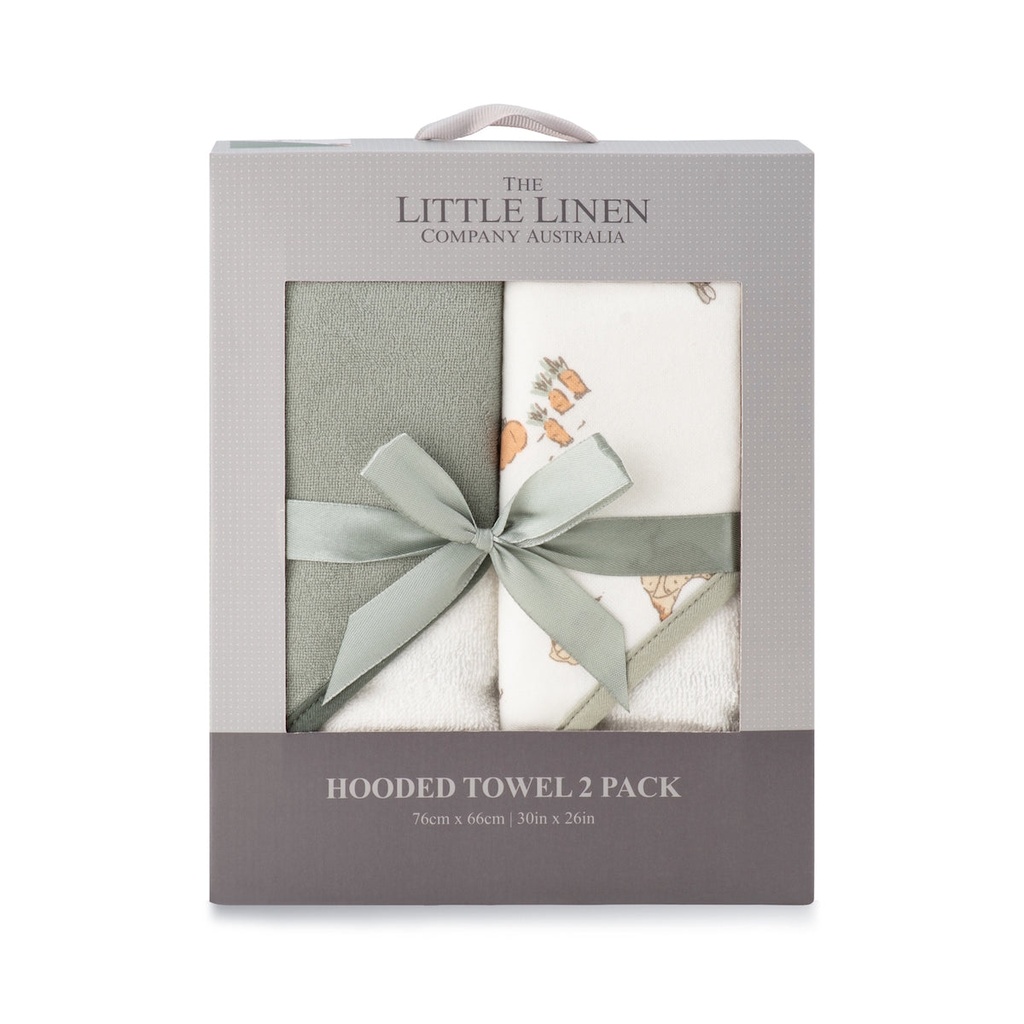 Little Linen Hooded Towel - 2 Pack 3
