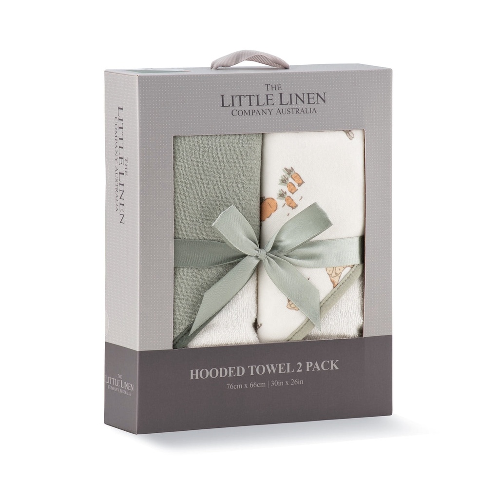 Little Linen Hooded Towel - 2 Pack 4