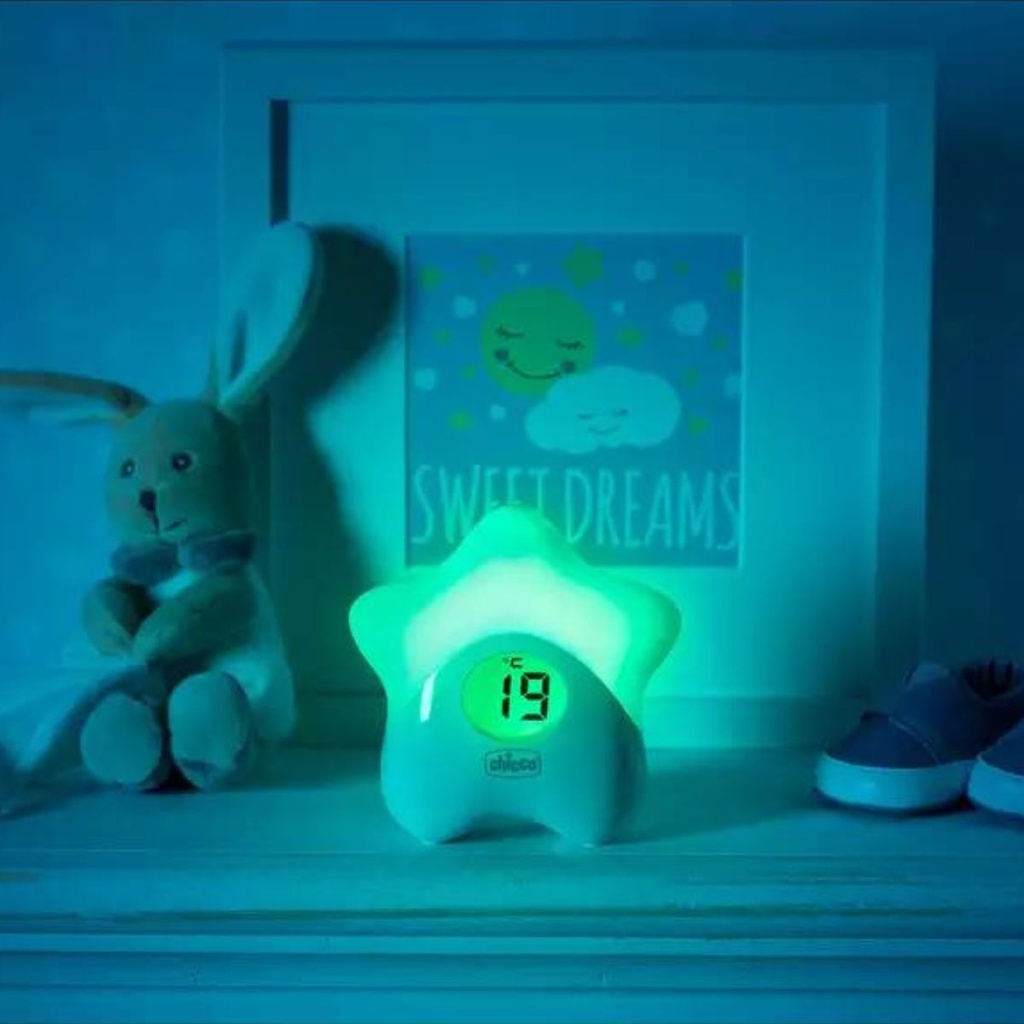Chicco Nitestars Nightlight And Thermometer 2