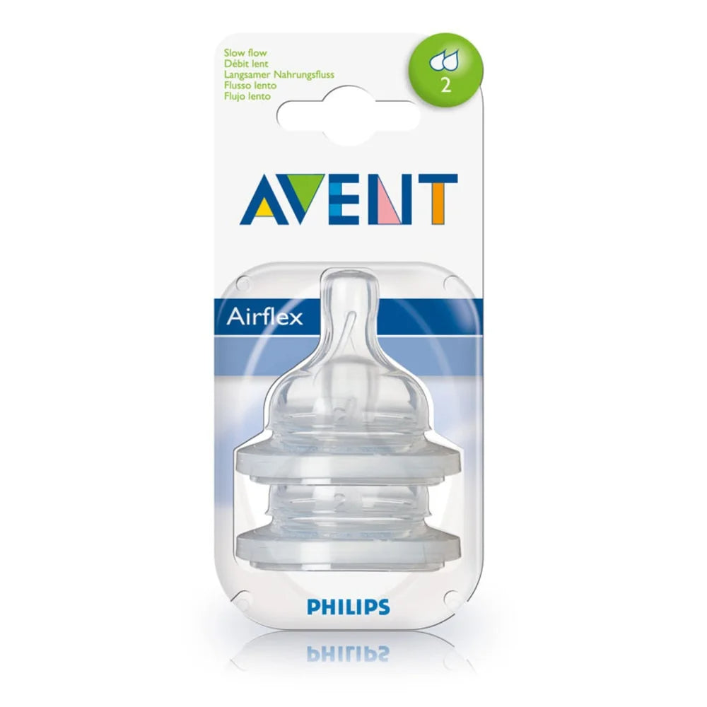 Avent Anti-Colic Teats Slow Flow - 2 Pack 2