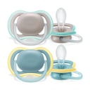 Avent Ultra Air Plain Soother - 2 Pack (Assorted) 11