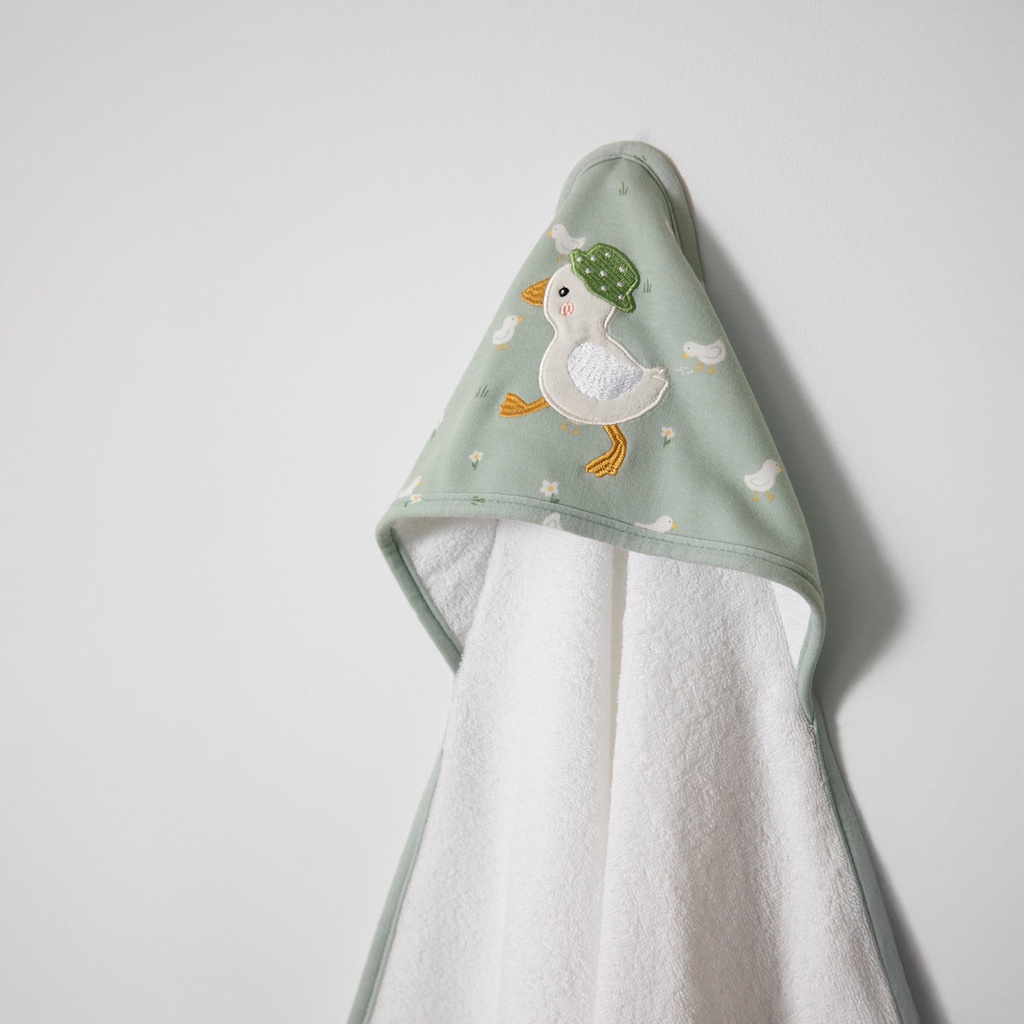 Living Textiles Goosey Goosey - Hooded Towel 2
