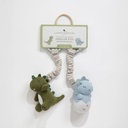 Living Textiles Dinosaurs - Stroller Toy 2pk 3