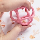 Playground Silicon Teether Balls Light Pink 3