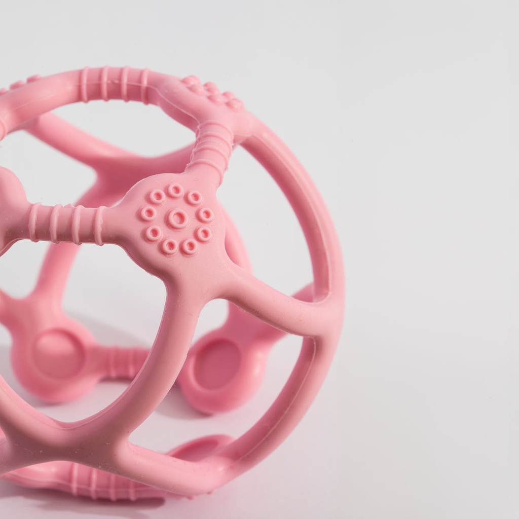 Playground Silicon Teether Balls Light Pink 6