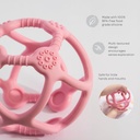 Playground Silicon Teether Balls Light Pink 7