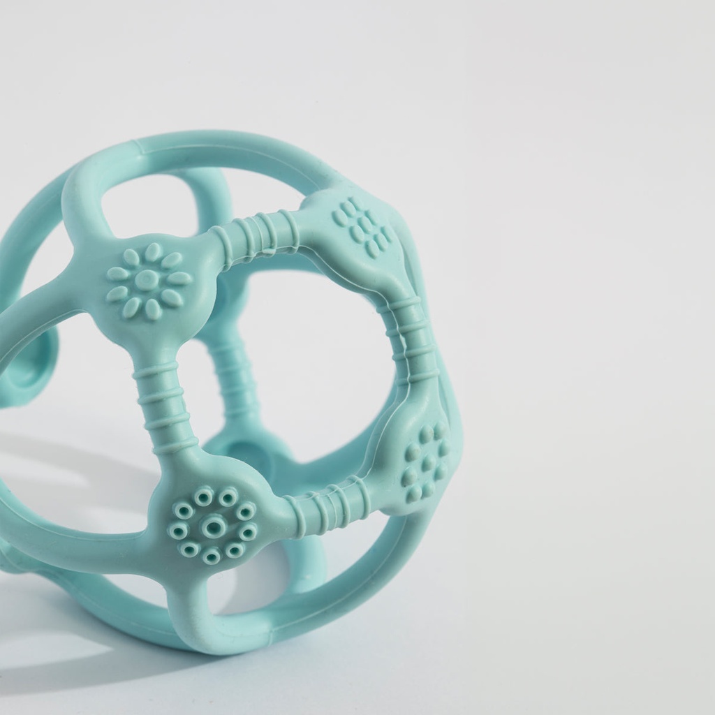 Playground Silicon Teether Balls Light Blue 5