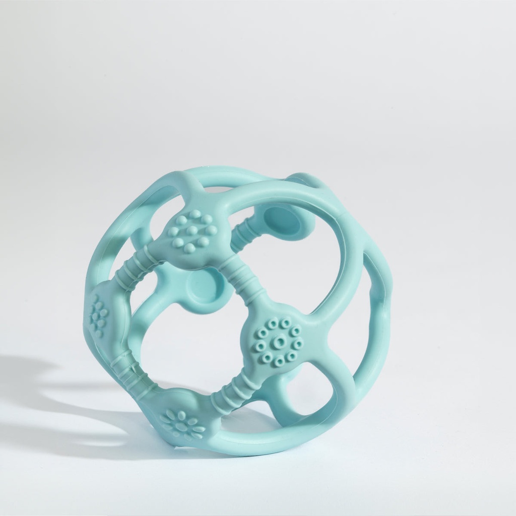 Playground Silicon Teether Balls Light Blue 6
