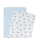 Living Textiles Jersey Bassinet Fitted Sheets - 2 Pack 11