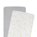 Living Textiles Jersey Bassinet Fitted Sheets - 2 Pack 15