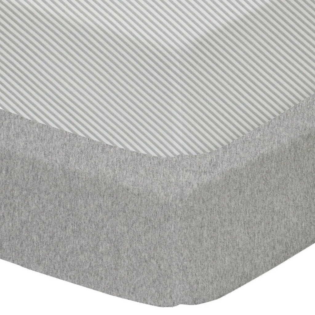 Living Textiles Cot Fitted Sheet Jersey - 2 Pack 5