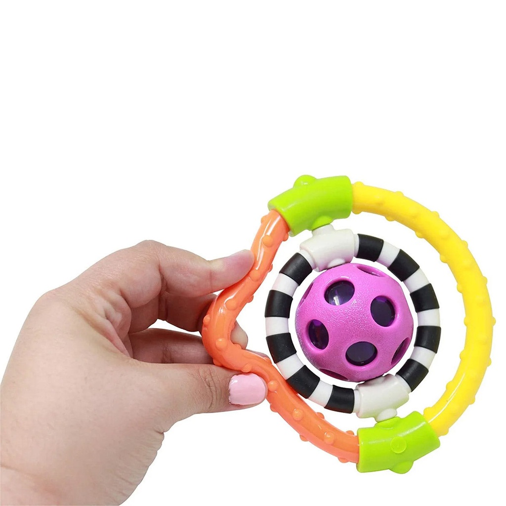 Sassy Spin And Chew Flexible Ring Rattle 2
