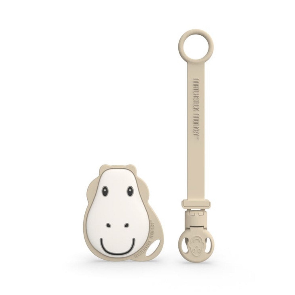 Matchstick Monkey Face Teether and Soother Clip 3
