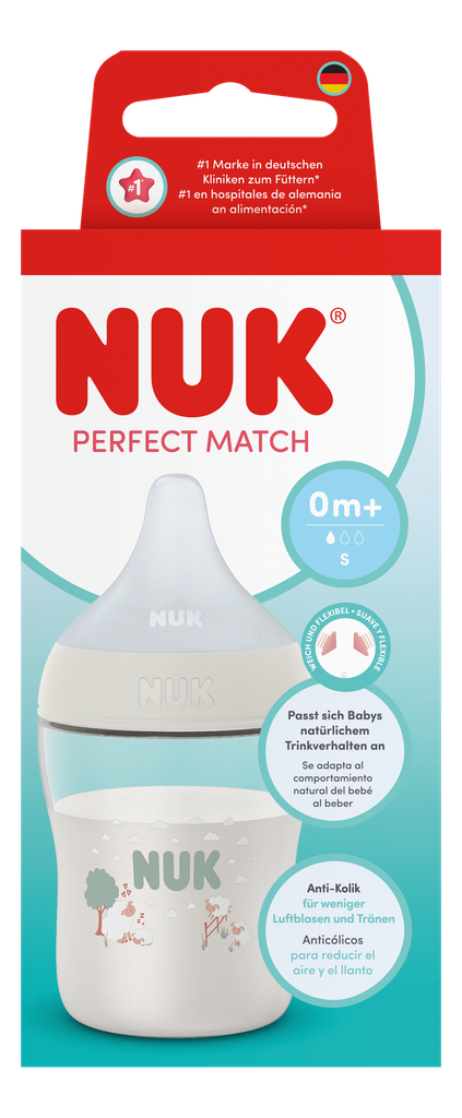 NUK Perfect Match PP Bottle 150ml / 0m+ S Teat 3
