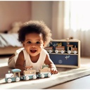 Speedy Monkey Trains Set/Display Case 2