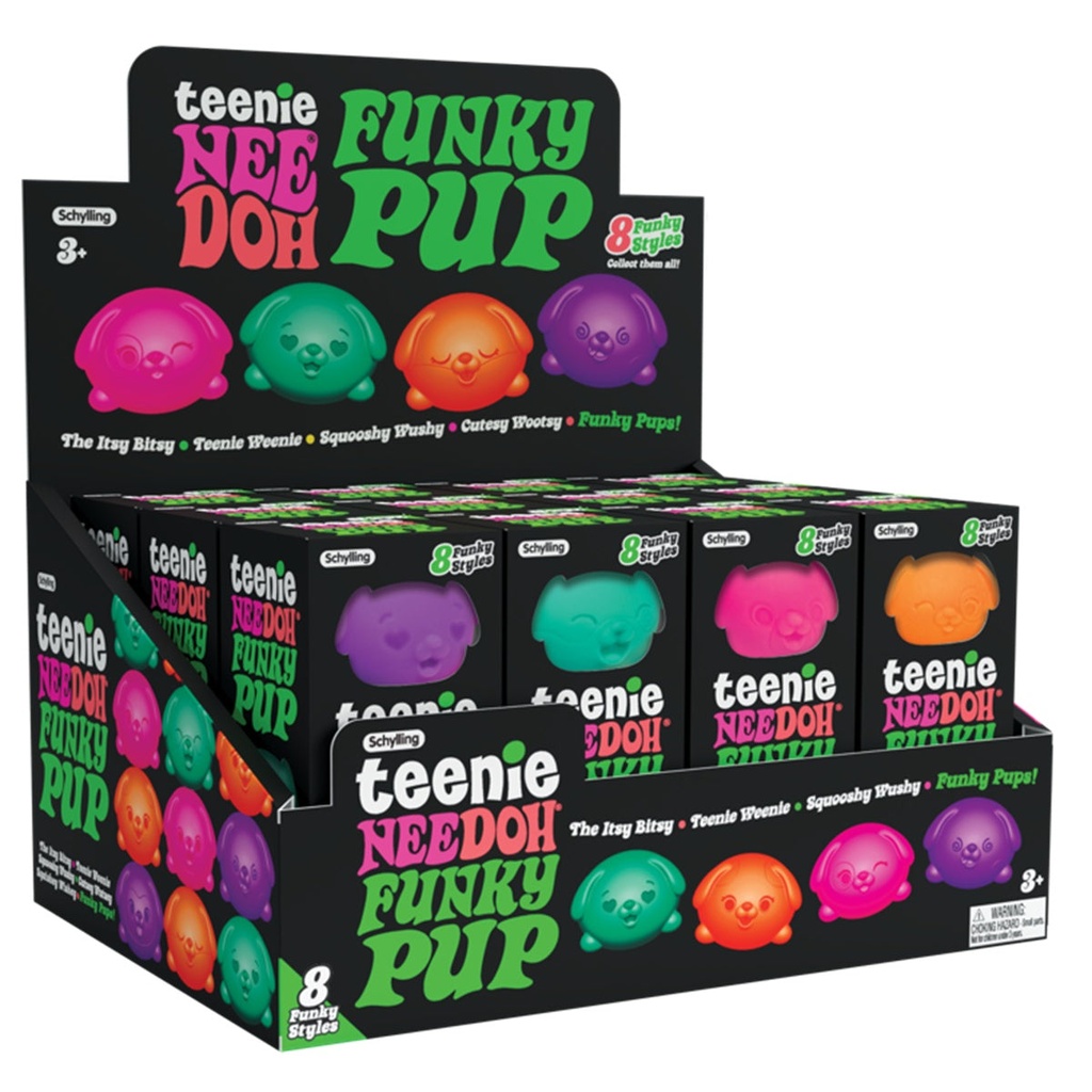 Nee Doh Teenie Funky Pups (Assorted) 6