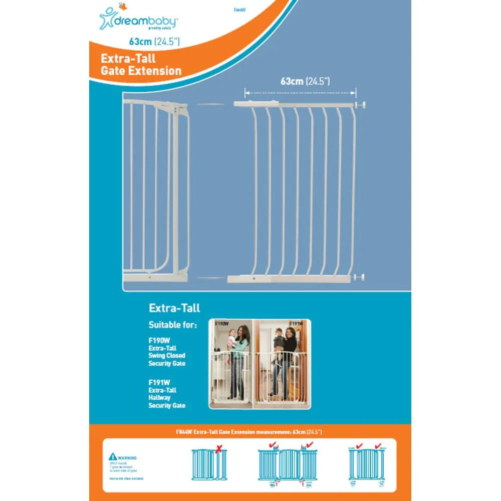 Dreambaby 63cm X 100cm Gate Extension 2