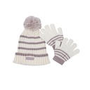 hi-hop Stripe Beanie and Glove Set 3