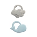 Playground 2pk Teether Whale/Cloud