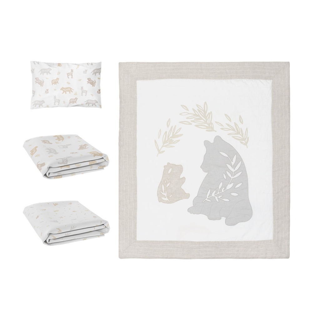 Lolli Living Bosco Bear Nursery Set - 4 Piece