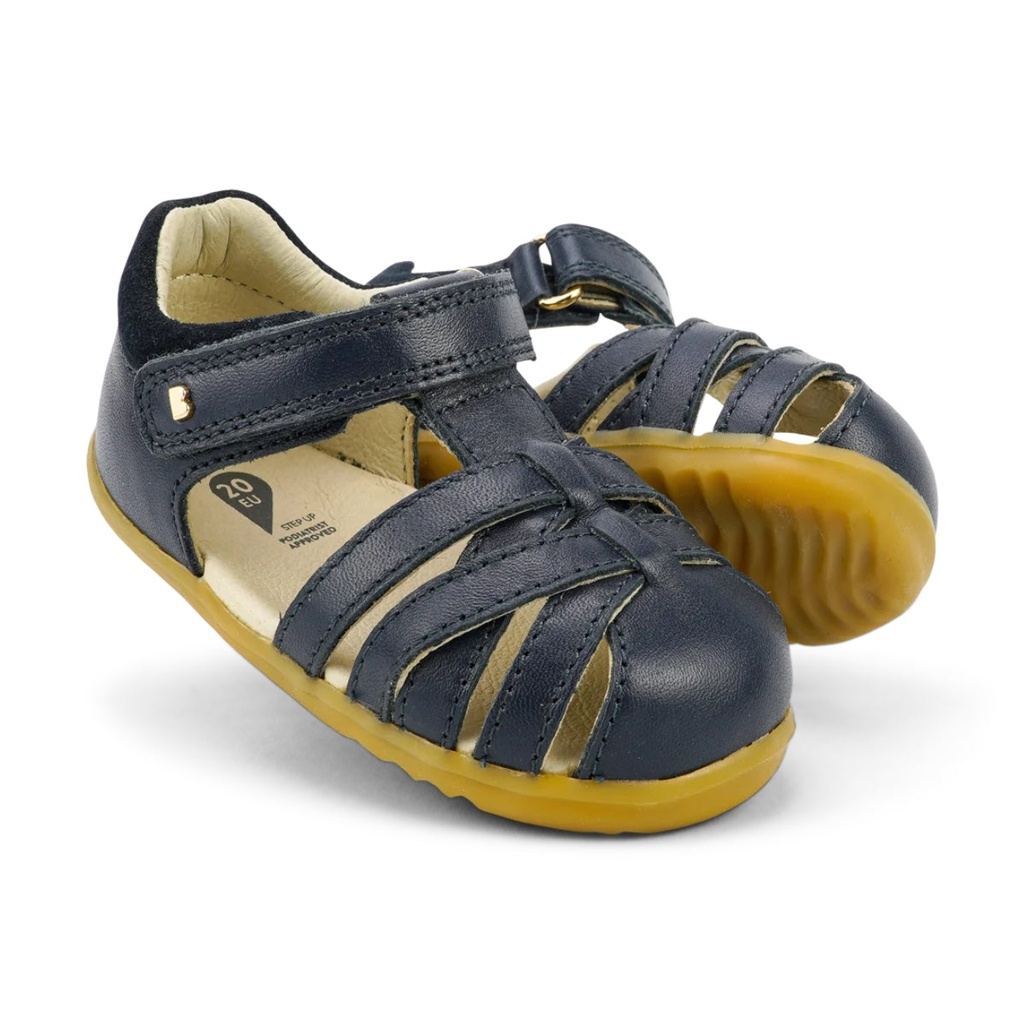 [9420062083567] Bobux Step Up Cross Jump Navy (19)