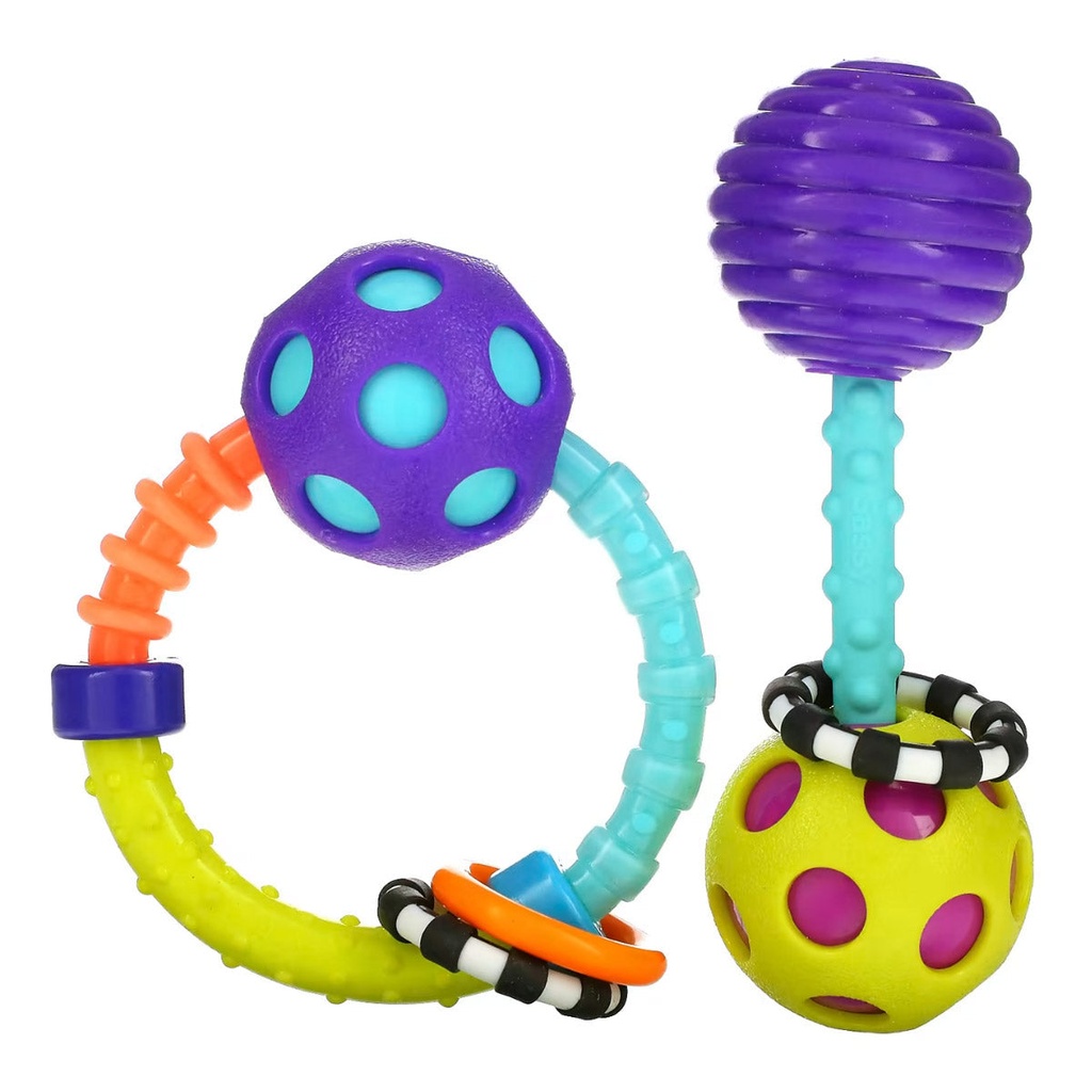 [37977808018] Sassy First Bend and Flex Rattle Set