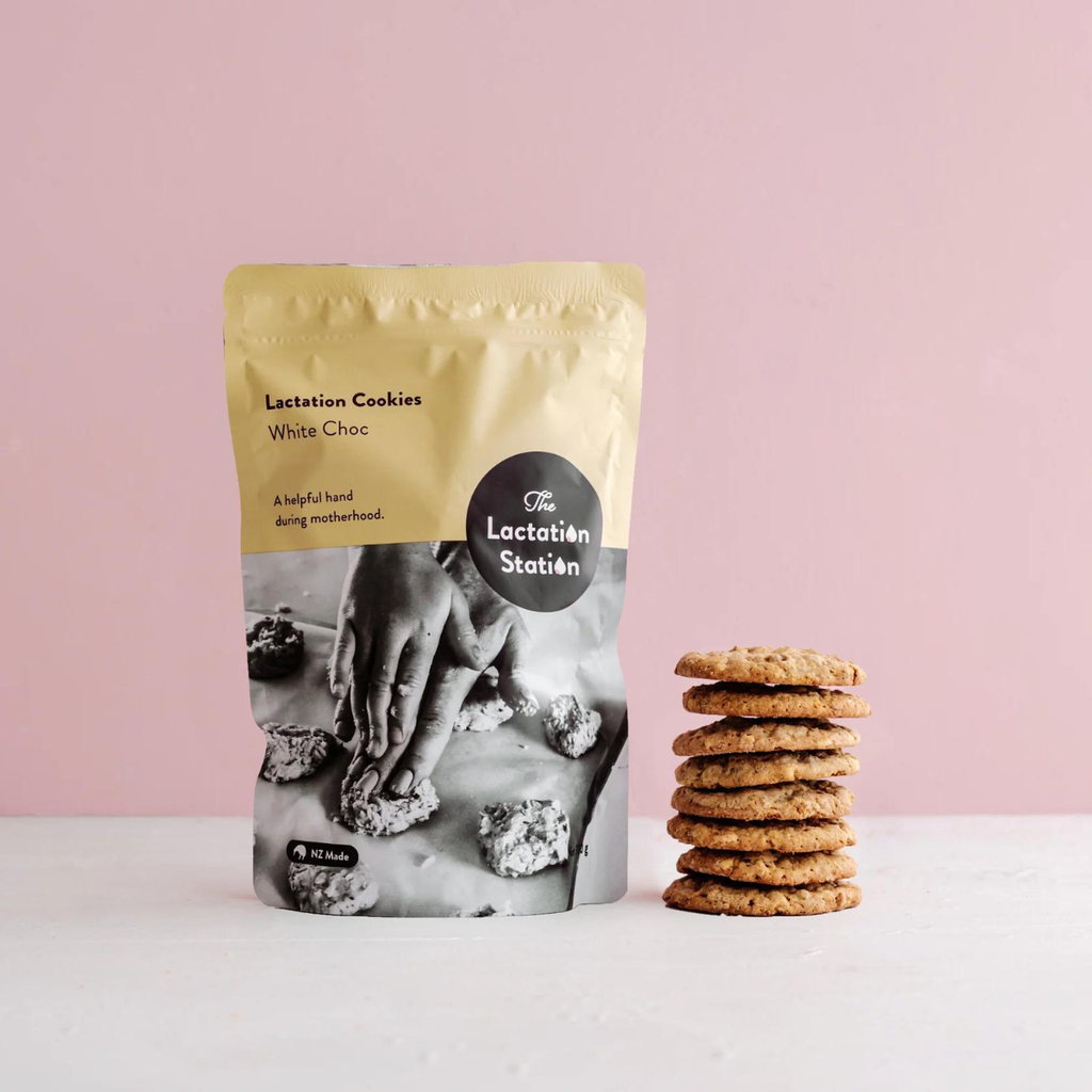 The Lactation Station White Chocolate Cookies