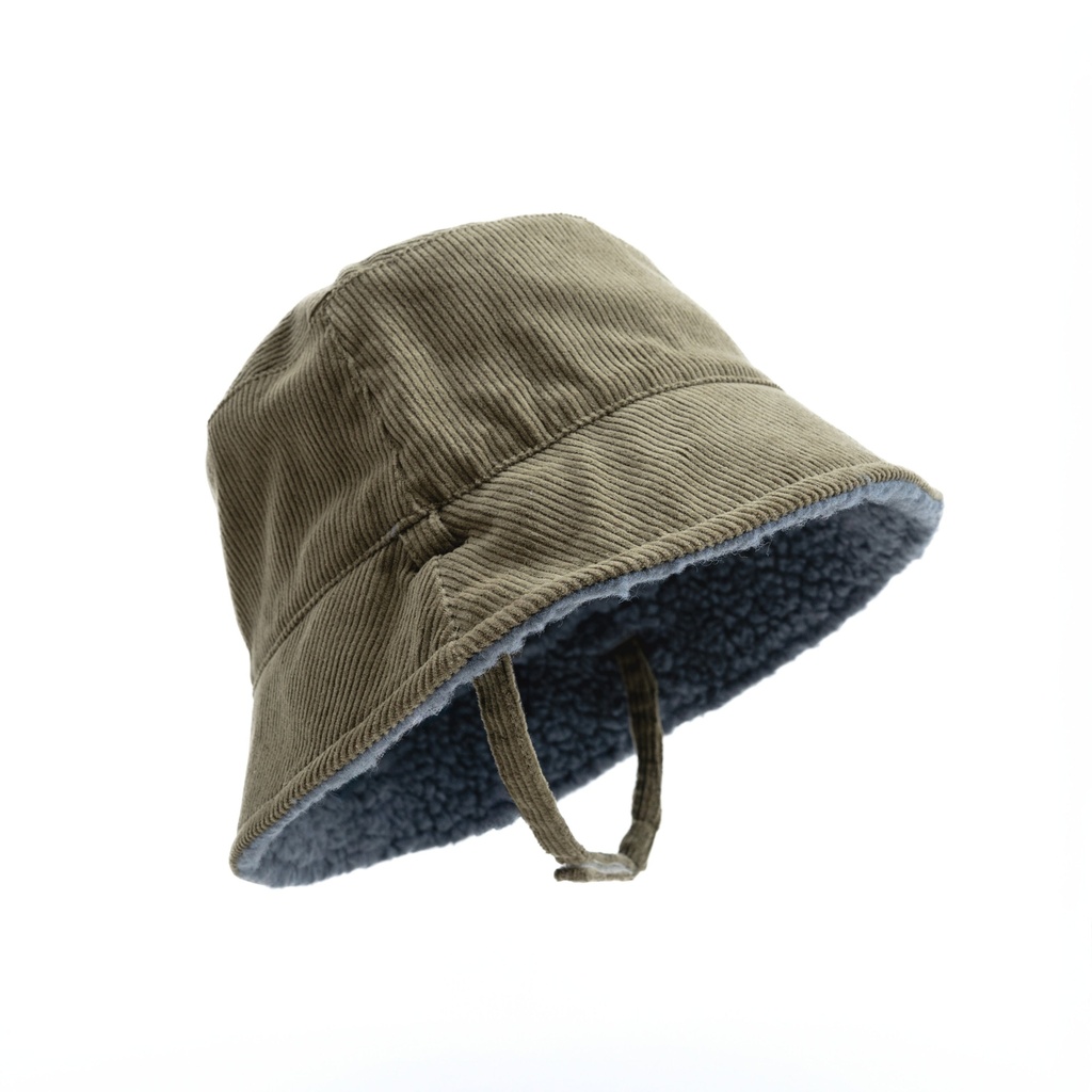 [9420020674875] hi-hop Winter Bucket Hat (Blue Sage, 1-2Y)