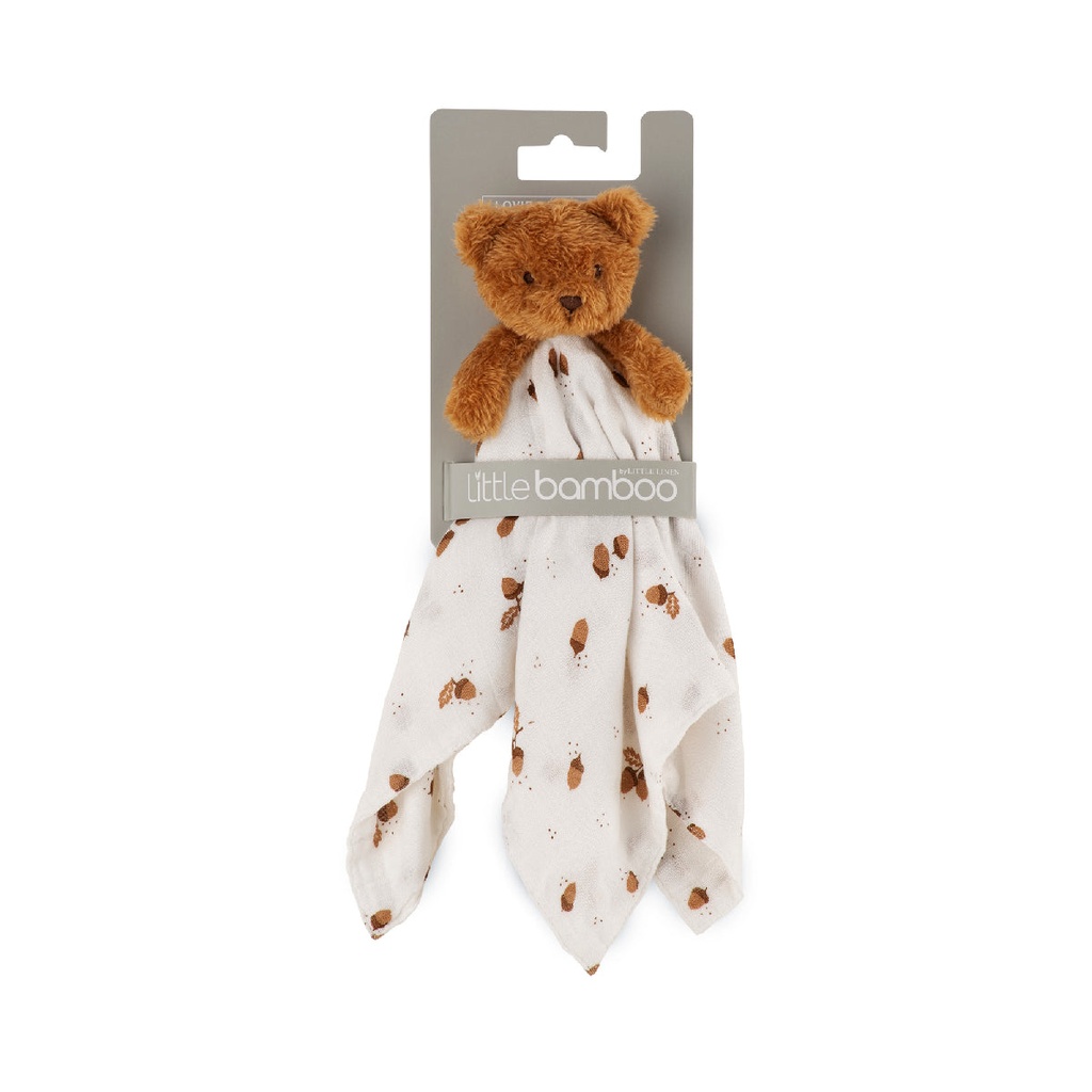 [LL7096] Little Bamboo Lovie/Comforter Teddy Bear