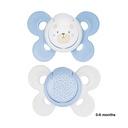 Chicco Comfort Silicone Sooother 0m+ - 2 Pack