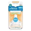 Dr Browns Wide Neck Teat 2 Level 2 - 2 Pack