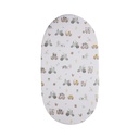 Living Textiles Tractor Ride - Bedside Sleeper Fitted Sheet 1pk