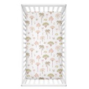Lolli Living Tropical Mia Cot Fitted Sheet