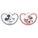 NUK Silicone Soothers Size 2 - 2 Pack Mickey