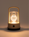 Stellar Haus Pink Heart Lantern USB Recharge