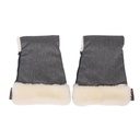 Mountain Buggy lambswool luxury handmuffs herringbone